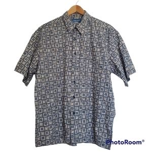 Cooke Street Honolulu Button-Down Shirt Short Sleeve One Pocket Size L